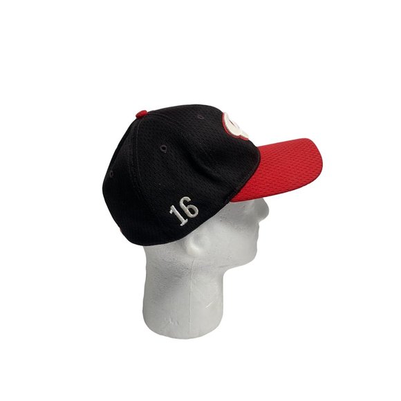 QC Quad City Heat Mesh Hat Pro Fitted 495 Sm Md Richardson red Black - Picture 5 of 5